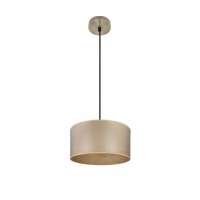 Distribuidor - Lâmpadas Diversas | Colgantes Moderno | COLGANTE TANIA 1XE27 CUERO/MADERA CLARA REGX30X30 CM Ref: 188393085